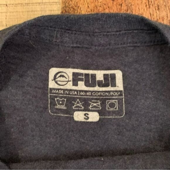 Fuji sports American grappler short sleeve graphic t-shirt in blue -S - Picture 4 of 7